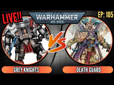 Grey Knights vs Death Guard | Warhammer 40k 10th Edition Battle Report