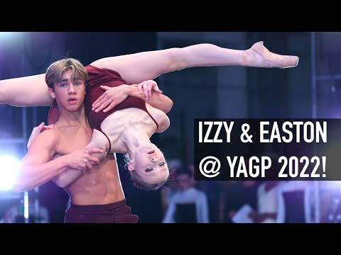 Izzy Howard and Easton Magliarditi at 2022 YAGP Las Vegas 1st Place Surrender