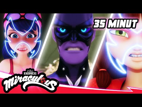 🐞 SEZON 5: SUPERZŁOCZYŃCY – Kompilacja 2 [35 MINUT] 🐞 | Miraculous: Biedronka i Czarny Kot
