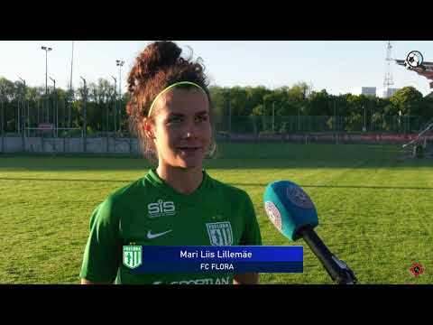 NML 7. voor: FC Flora - Saku Sporting 4:0, Mari Liis Lillemäe intervjuu