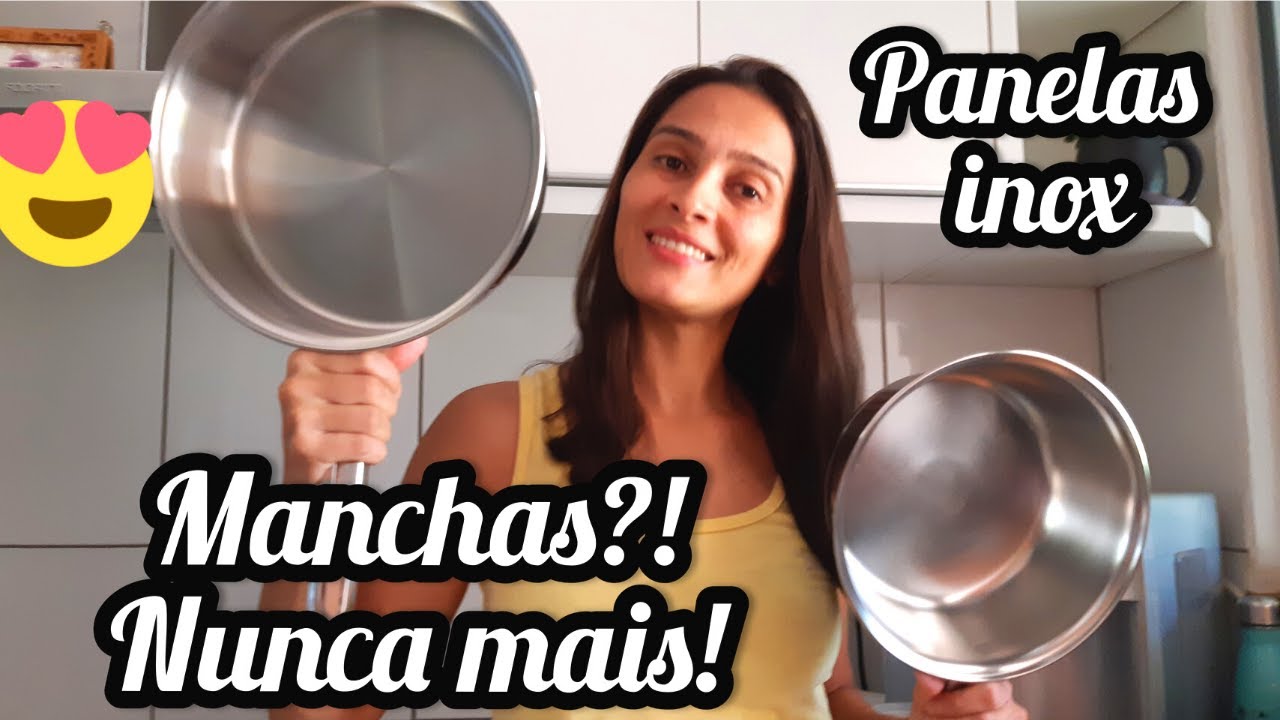 COMO LAVAR E TIRAR MANCHAS DA PANELA DE INOX DE FORMA FÁCIL