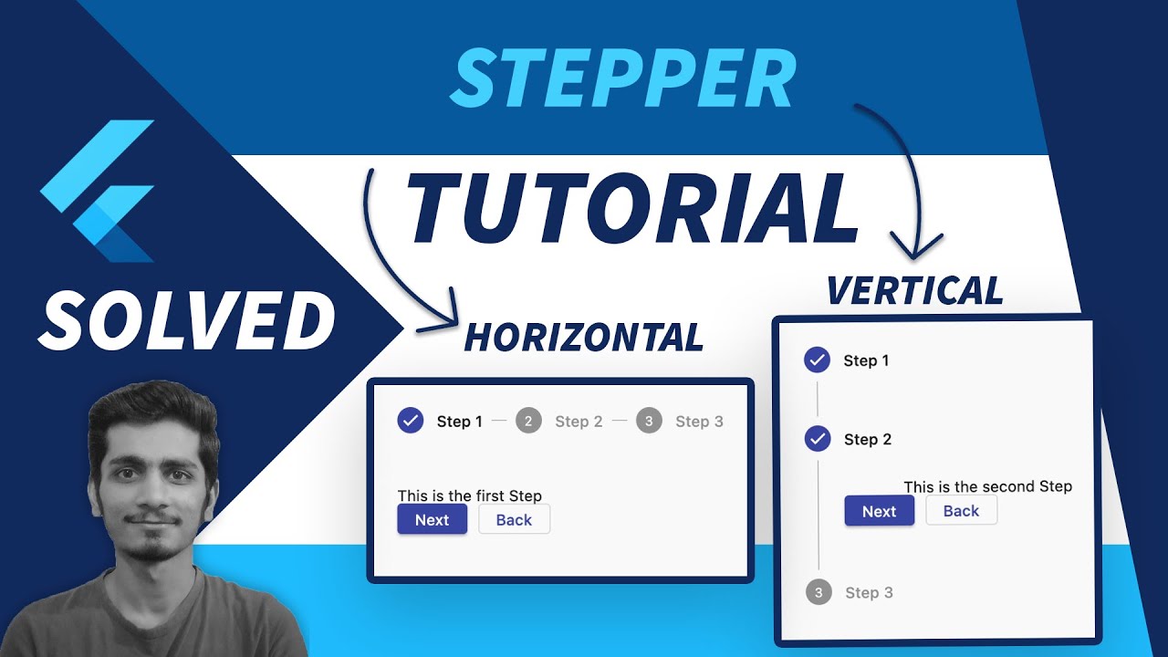 Flutter Stepper Widget - Easy Tutorial