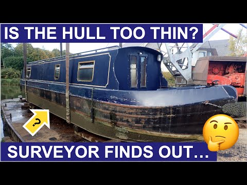 Surveyor Finds Thin Steel Hull During Narrowboat Survey