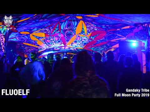 FLUOELF 🐺 Full Moon Party ( Black Drop Editon 2019 ) By Gandaky Tribe
