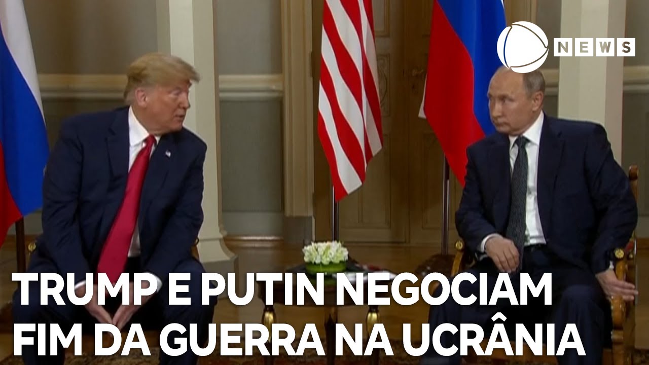 Trump anuncia negociação com Putin para fim da guerra na Ucrânia