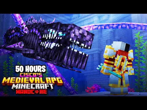 I Survived 50 Hours In CISCO'S MEDIEVAL RPG in Minecraft Hardcore!