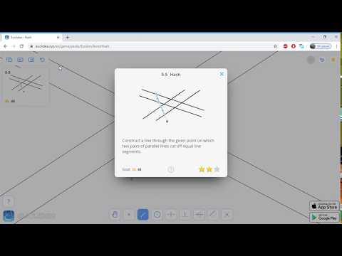 5.5 - Euclidea Hash - Soluce 2L 4E