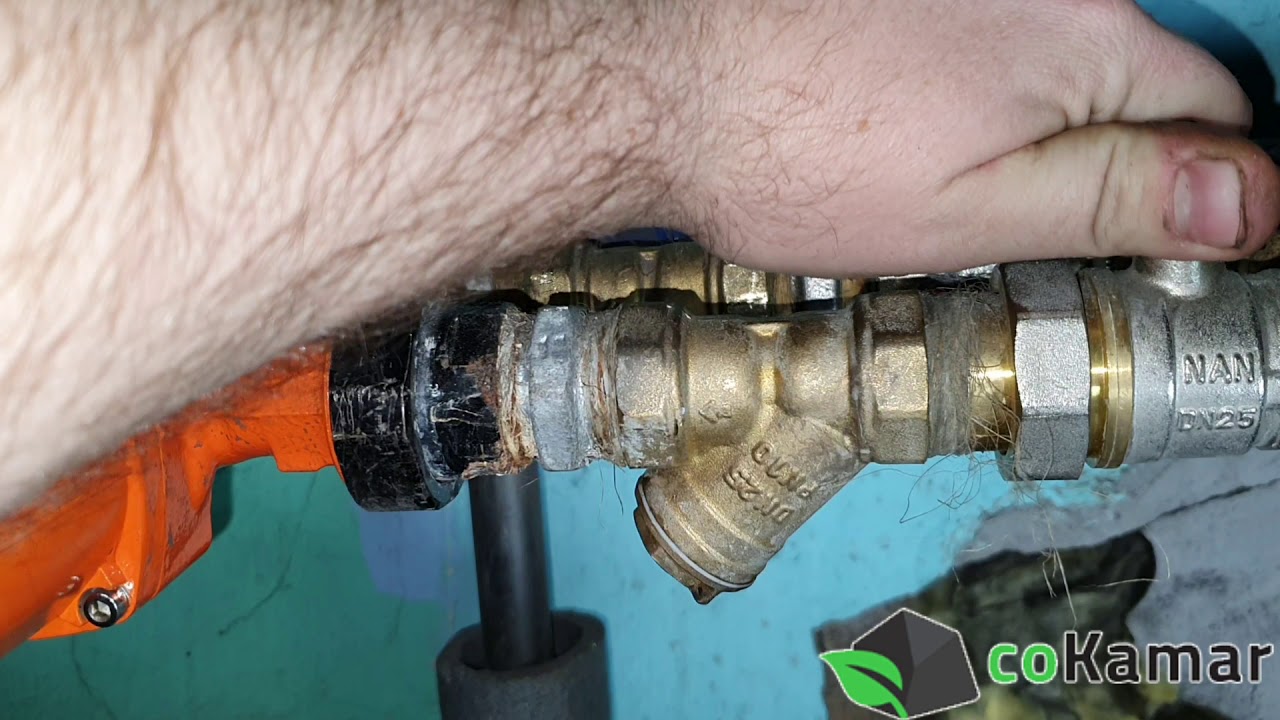 Serwis Instalacji Centralnego Ogrzewania Czyszczenie Filtra skośnego przed Pompką