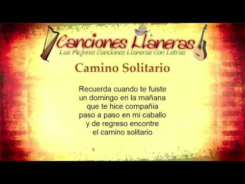 Camino Solitario Francisco Montoya  (Letra)