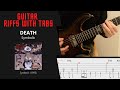 Death - Symbolic - Guitar riffs with tabs / cover / lesson