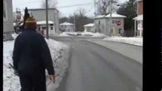 preview picture of video 'dangerous winter in Yarker Ontario MSWMM'