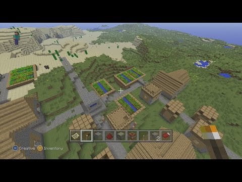 Seed Spotlight #58 - 3 Dungeons, Village, Stronghold, Mineshaft at Spawn - Minecraft TU13/PS3