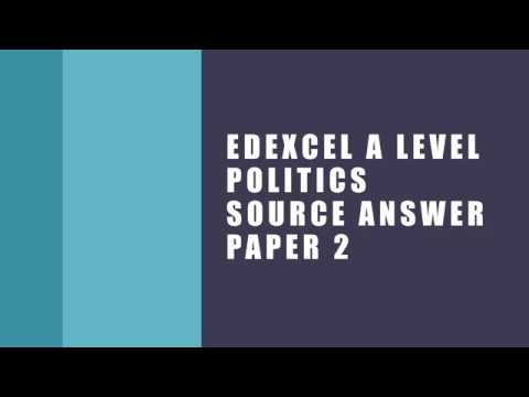 Politics Source Answer Example Video 2020
