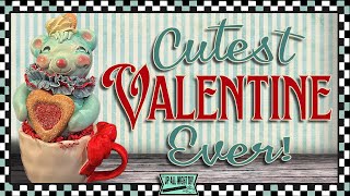 DIY Valentine Teddy Bear Mug Decor | Adorable Clay Bear Craft for Gifts