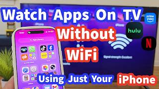 Roku TV: Watch Your Apps With No Wi-Fi(Using your iPhone Hotspot)