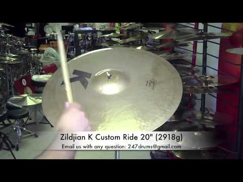 Zildjian Custom Ride Serie K 20"/51cm Anni 90-2000 - Oro image 8