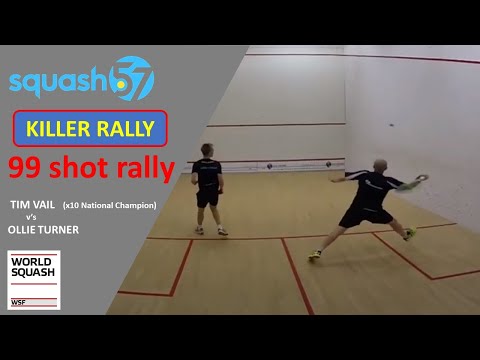 Tim Vail v's Ollie Turner (1 rally, 99 shots)