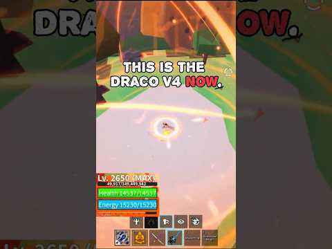 Draco V4 Got Nerfed😱 #bloxfruits #bloxfurit #roblox  #games