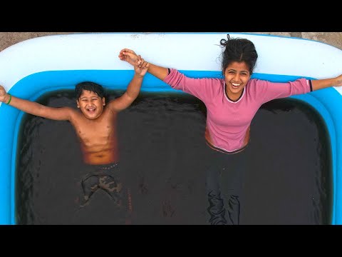 Coca cola swimming pool me naha rahe