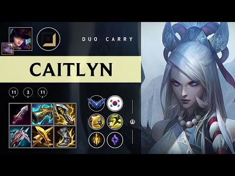 Caitlyn ADC vs Sivir - KR Diamond Patch 25.23