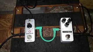 Video thumbnail for Mooer Noise Killer + Kokko Booster (Demo) by EngrRon