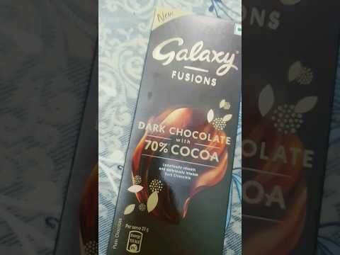 galaxy fusion #dark chocolate enjoy 😋🥰#chocolate lovers #hyderabadirecipe