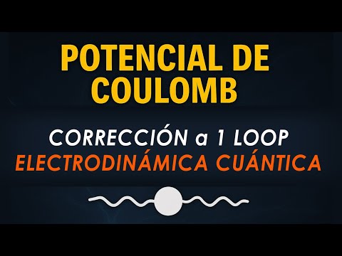 Corrección del potencial de COULOMB via ELECTRODINÁMICA CUÁNTICA (Adolfo Hilario)