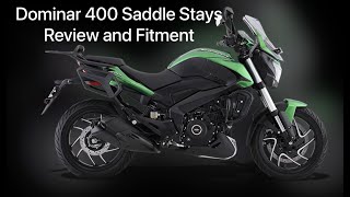 Dominar 400 Saddle stays. Review and Fitment