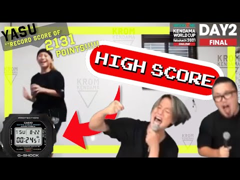 *WORLD RECORD WINNING RUN* Yasu wins the 2021 KENDAMA WORLD CUP! 🌎