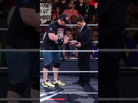 John Cena DEMANDS a better introduction for #RawAfterMania 😳 #WWERaw