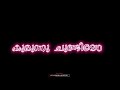 Kurunnu Chundilo Olathumbathu Malayalam Lyrics