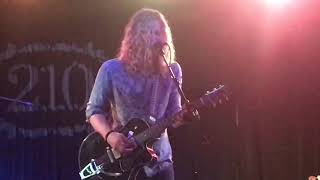Casey James performs crying on a suitcase on July 19, 2018 in Highwood Illinois at club 210 live