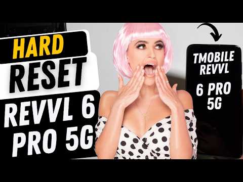 REVVL 6 Pro 5G Hard Reset Factory Reset Wipe & Clean.  The Fastest Way to Clear Your Phone