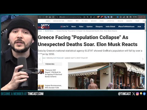 Elon Musk WARNS Population Collapse IS COMING, STROKES & HEART Disease Wiping Out Greece