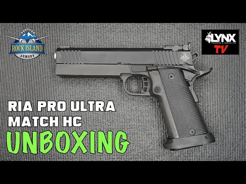 Lynx FA TV: Unboxing of the Rock Island Armory Pro Ultra Match HC .40S&W