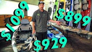 3 Paddle Fishing Kayaks Under $1100 Compared