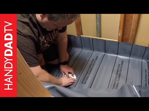 Custom Shower Pan | Master Bath Remodel (Part 3) Video