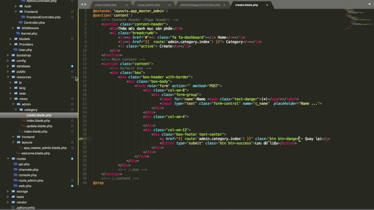 [Seri] - Website đồng hồ - Validate  dữ liệu category