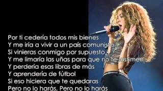 Shakira- Don't Bother Traducción Español  ♥