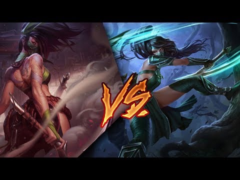 NEW REWORKED AKALI VS OLD AKALI