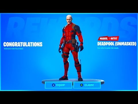 How To Get UNMASKED DEADPOOL in Fortnite Battle Royale!