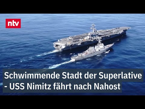 Schwimmende Stadt der Superlative - Flugzeugträger USS Nimitz fährt nach Nahost
