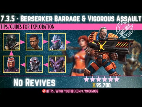 MCOC: Act 7.3.5 - Berserker Barrage, Heal or Hide & Vigorous Assault - Cable - (Book 2, Act 1.3)