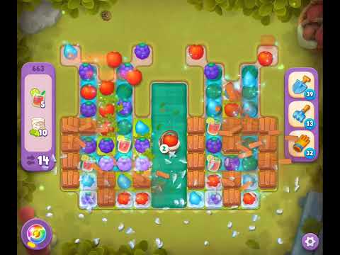 Gardenscapes Level 663 Completed