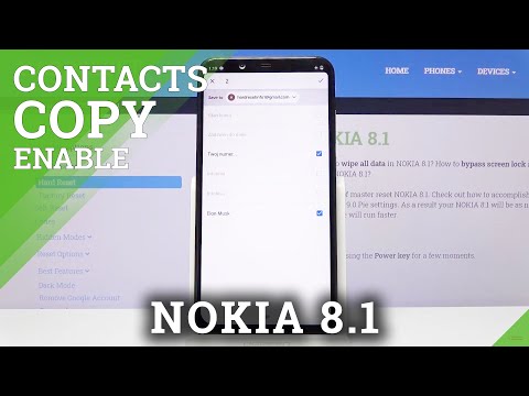 How to Copy Contacts on Nokia 8.1 – Transfer Numbers