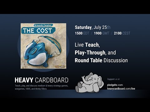 The Cost - 4p Teaching & Play-through by Heavy Cardboard