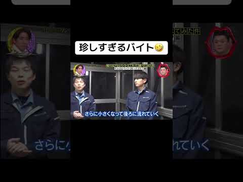 珍しすぎるバイト🤣 #月曜から夜ふかし