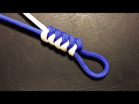 "Paracord Tips" How To Tie A Loop At The End Of A Series Of Snake Knots