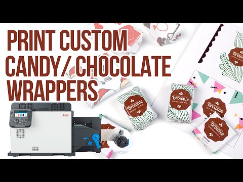 Chocolate wrap printing machine