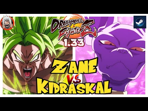 DBFZ Kidraskal vs Zane (A21LC, Broly, Broly) vs (GogetaSS4, A18, Beerus)